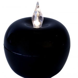 Свеча LED Яблоко черный