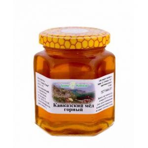 Мед натуральный кавказский горный, 250г “ТРАВЫ КАВКАЗА”