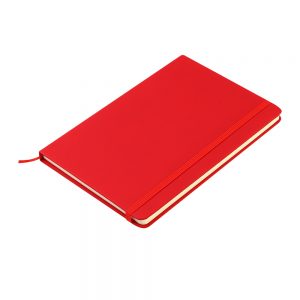 Блокнот A5 "Monte" с линованными страницами – Красный PP