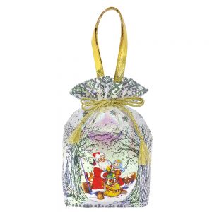 МЕШОЧЕК НА ПОЛЯНКЕ перламутровый метал до 1400 г (14)